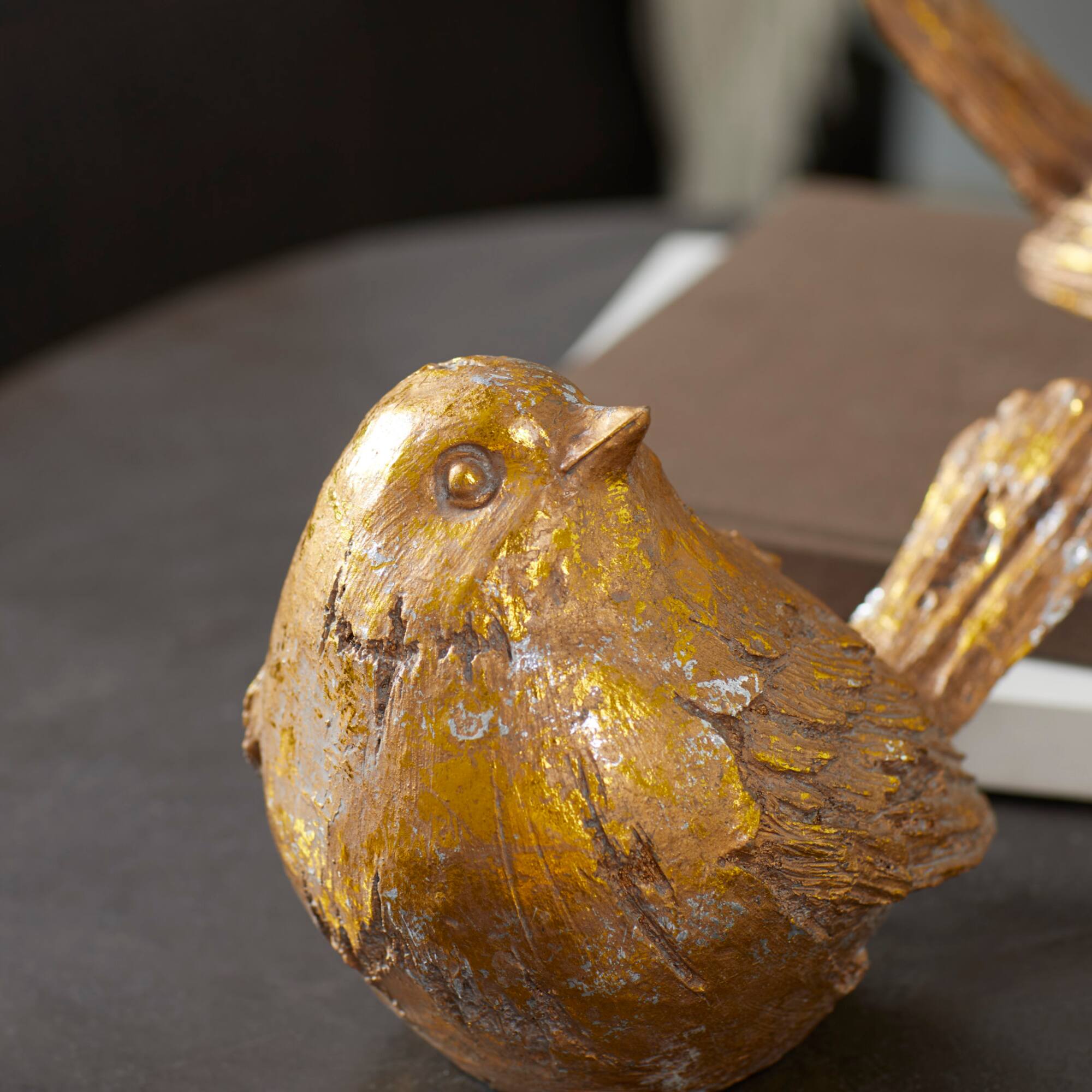 Farmhouse Polystone Bird Sculpture Set